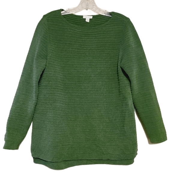 J. Jill | Cozy Relaxed Chenille Crewneck Sweater (Size Small) - Picture 1 of 13